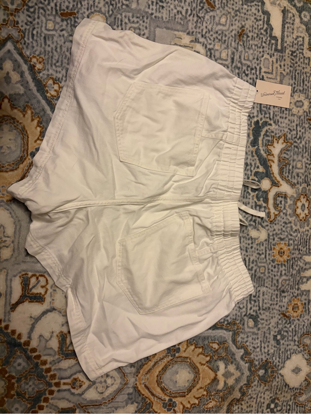 Universal Thread White Drawstring Athletic Shorts